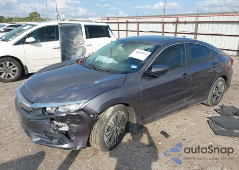 2018 Honda Civic Ex-L from USA, damaged, VIN 19XFC1F71JE200048